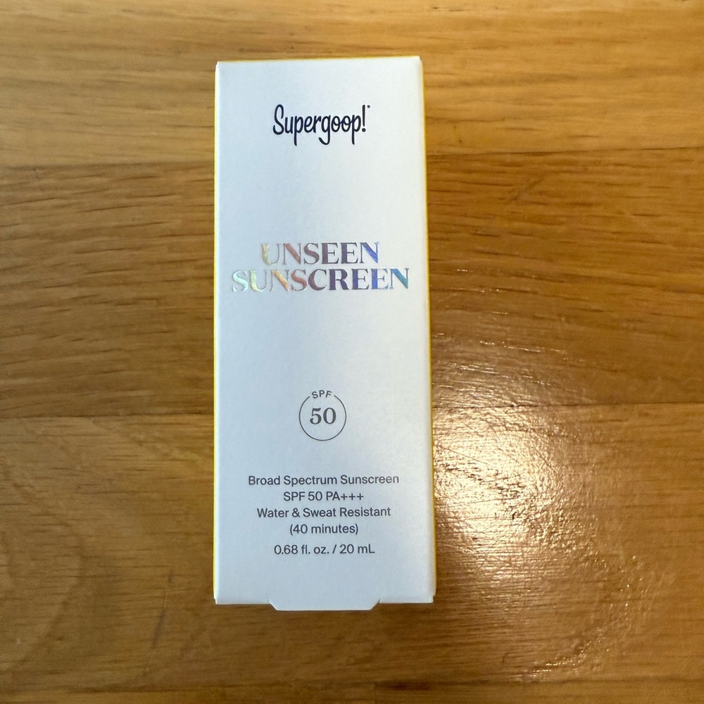Supergoop Unseen Sunscreen Broad Spectrum SPF 50 - Travel Size 0.68 Fl oz/20 ml - Picture 6 of 7